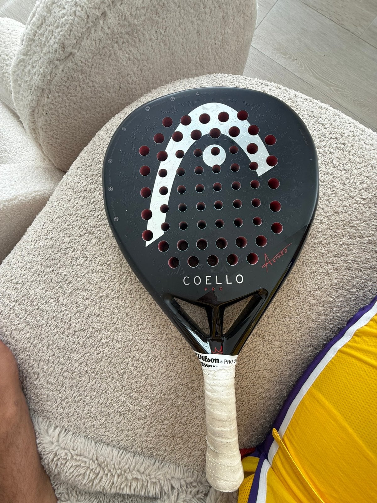 Head coello pro padel raket, Sport en Fitness, Padel, Ophalen, Zo goed als nieuw