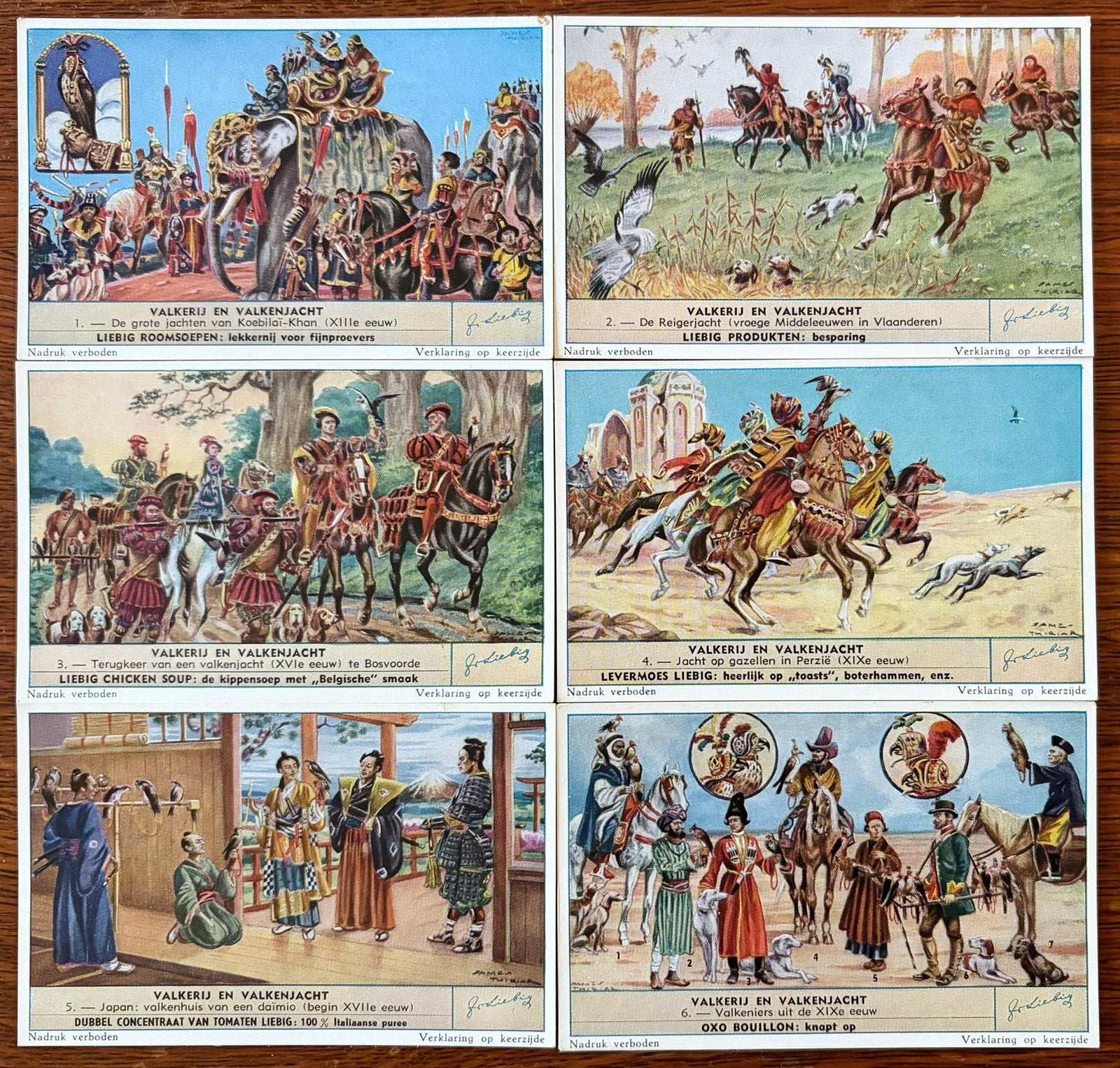 Liebig chromo’s, Verzamelen, Ophalen, Zo goed als nieuw, 1940 tot 1960, Prent