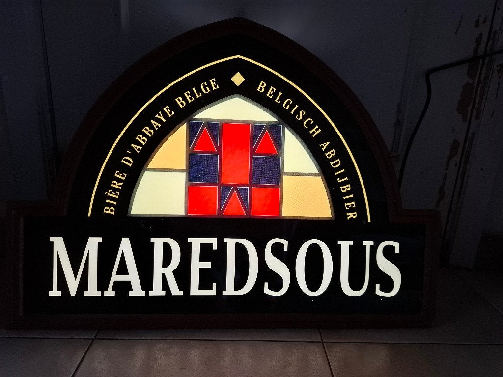 Authentieke lichtreclame Maredsous, Ophalen of Verzenden, Nieuw, Lichtbak of (neon) lamp