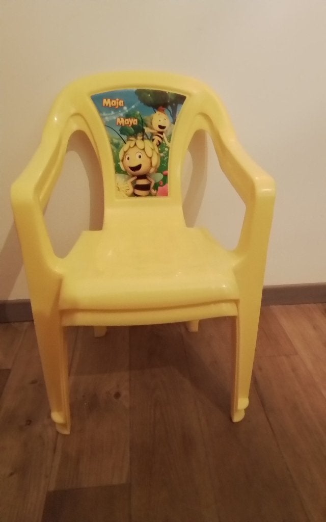 2 stoeltjes Maya de Bij, Kinderen en Baby's, Kinderstoelen, Ophalen of Verzenden, Gebruikt