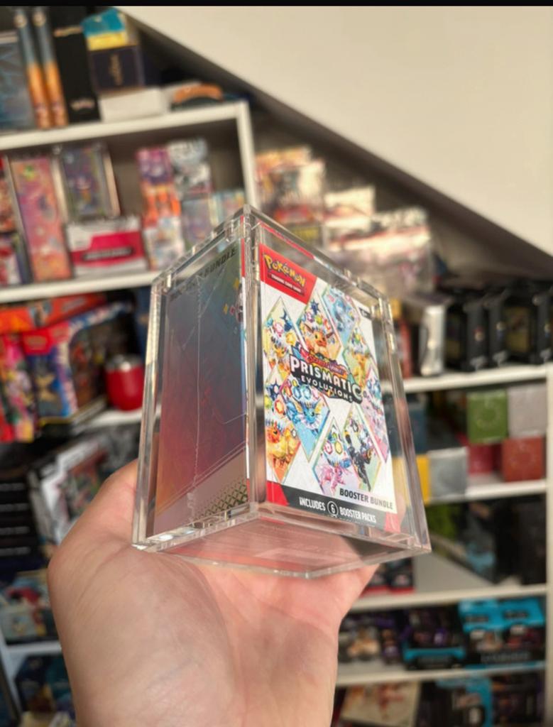 Pokemon Magnetic Booster Bundle Acrylic Case 8mm Magnetic, Hobby en Vrije tijd, Ophalen of Verzenden, Zo goed als nieuw, Booster