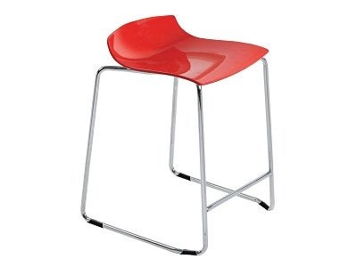 Set van 2 lage ‘X-Treme SLED’ barkrukken, Huis en Inrichting, Ophalen, Kunststof, Met voetsteun, 60 tot 90 cm