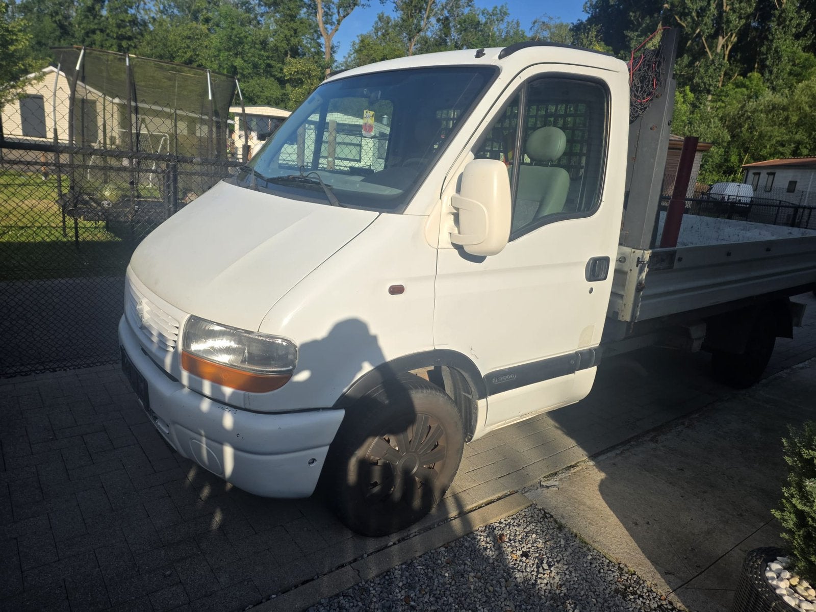 Opel Movano, Auto's, Bestelwagens en Lichte vracht, Voorwielaandrijving, Stof, Wit, Grijs