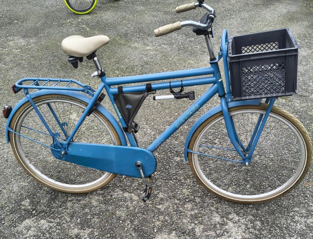 Swinckels transportfiets Mercurius heren 59 cm blauw, Fietsen en Brommers, Ophalen, Zo goed als nieuw