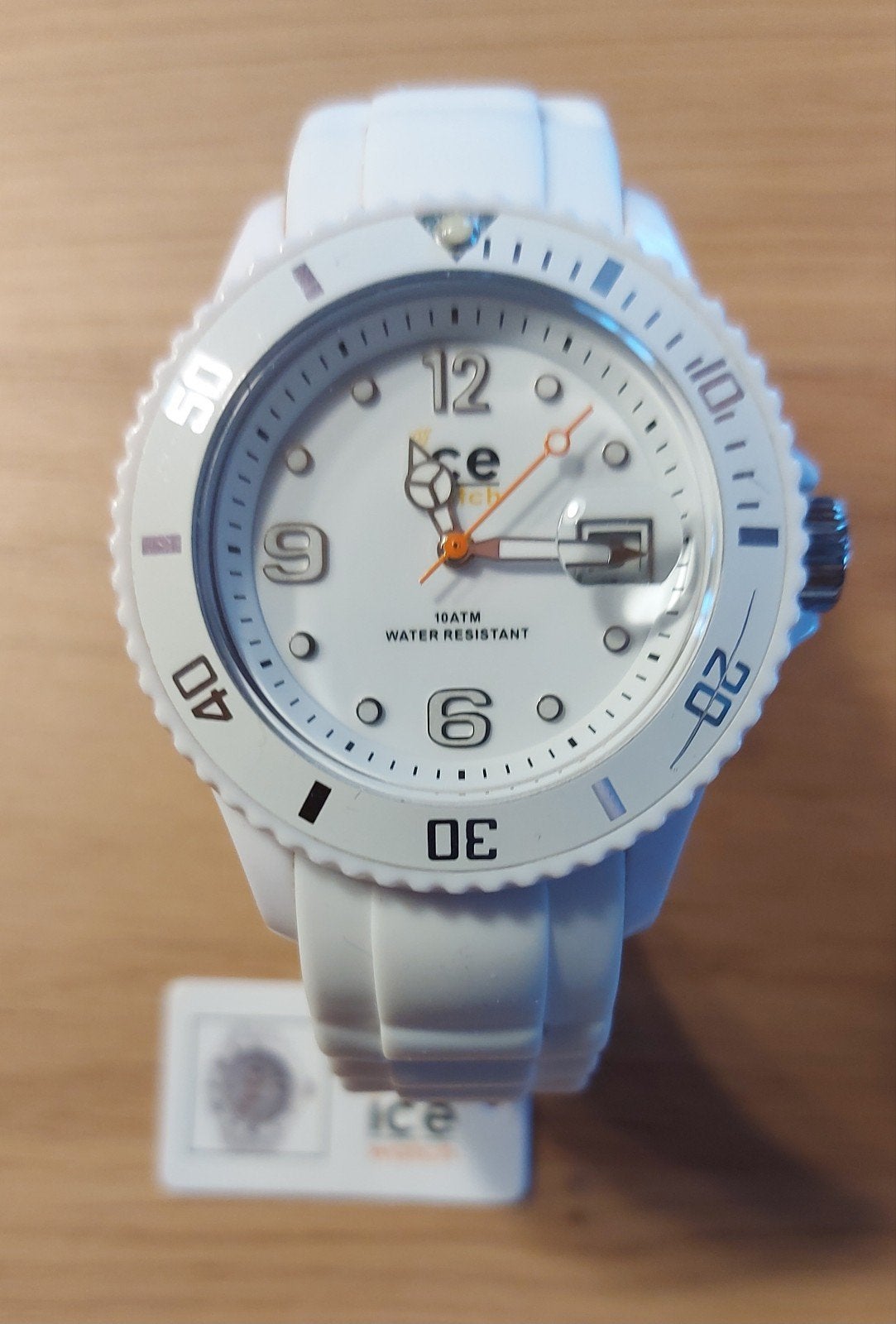 Witte Ice Watch voor dames, Handtassen en Accessoires, Horloges | Dames, Overige merken, Kunststof, Polshorloge, Kunststof