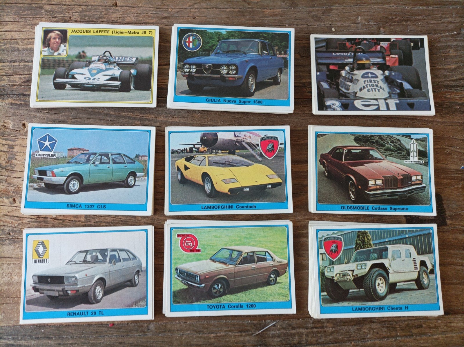 Panini Super Auto, gamme complète. 200 autocollants, Enlèvement ou Envoi
