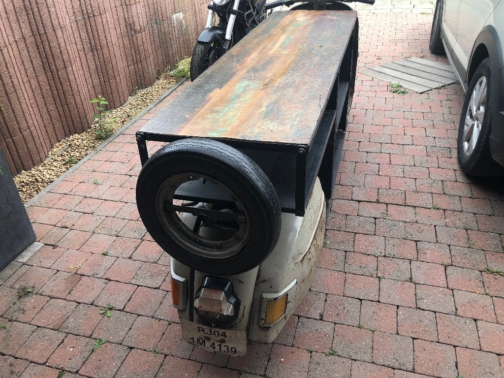 vespa transformer en meuble, Maison & Meubles, Enlèvement, Utilisé