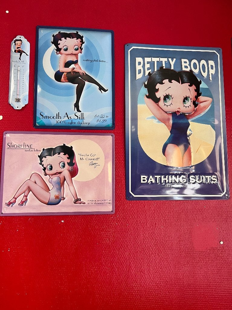 Plaque cinéma Betty boop, Ophalen
