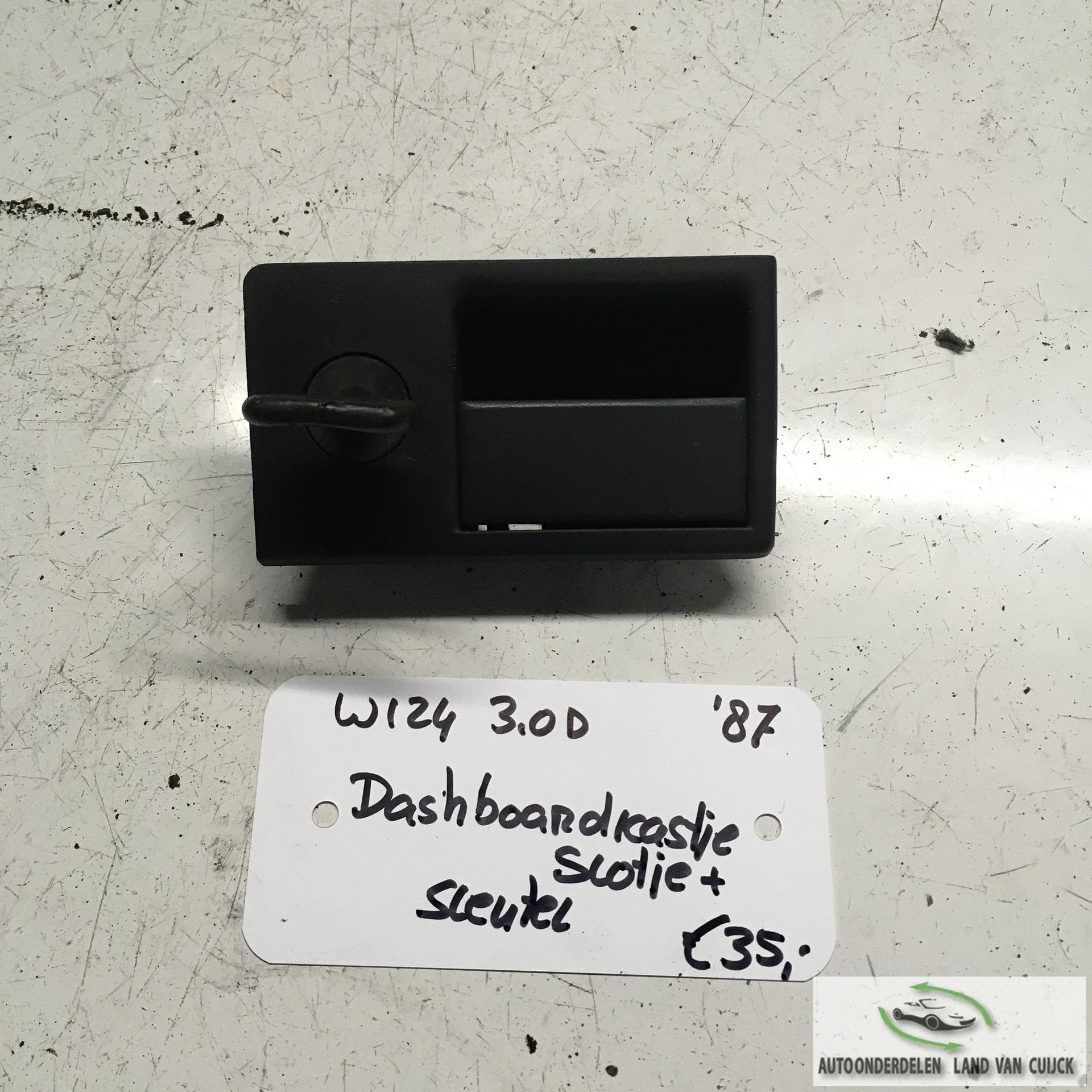 Mercedes W124  Dashboardkastje slot met sleutel 124 680 0084, Gebruikt, -, -, Ophalen of Verzenden