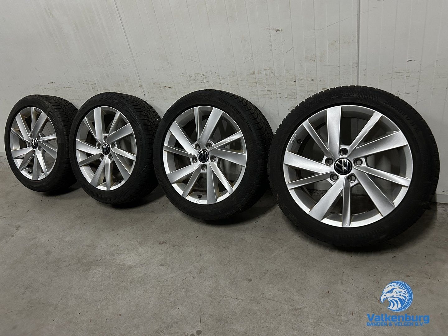 8mm! Originele VW Golf 8 5H Gavia 17 inch velgen 5x112 winte, Gebruikt, -, -, Banden en Velgen