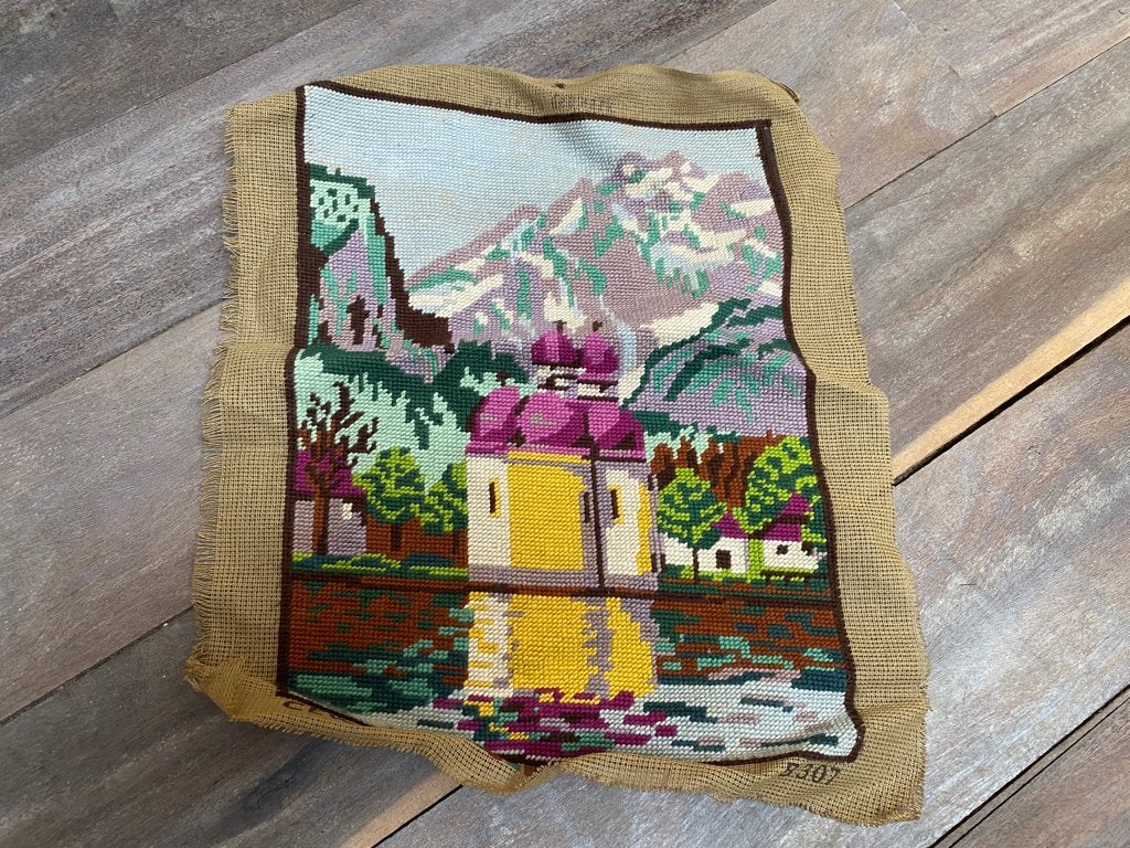 Cewec broderie église Saint-Barthélemy Königss 41x31cm, Hobby & Loisirs créatifs, Broderie & Machines à broder, Envoi, Neuf, Broderies à la main