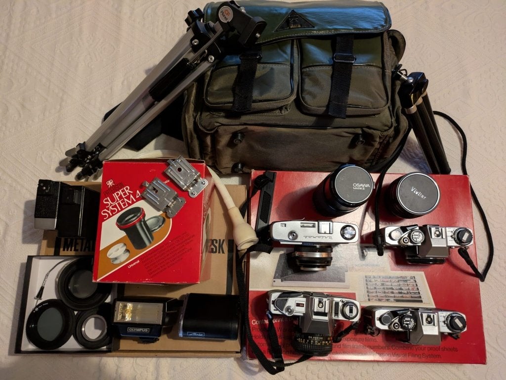 Analoog fotomateriaal ( camera's en dergelijke), Photographe