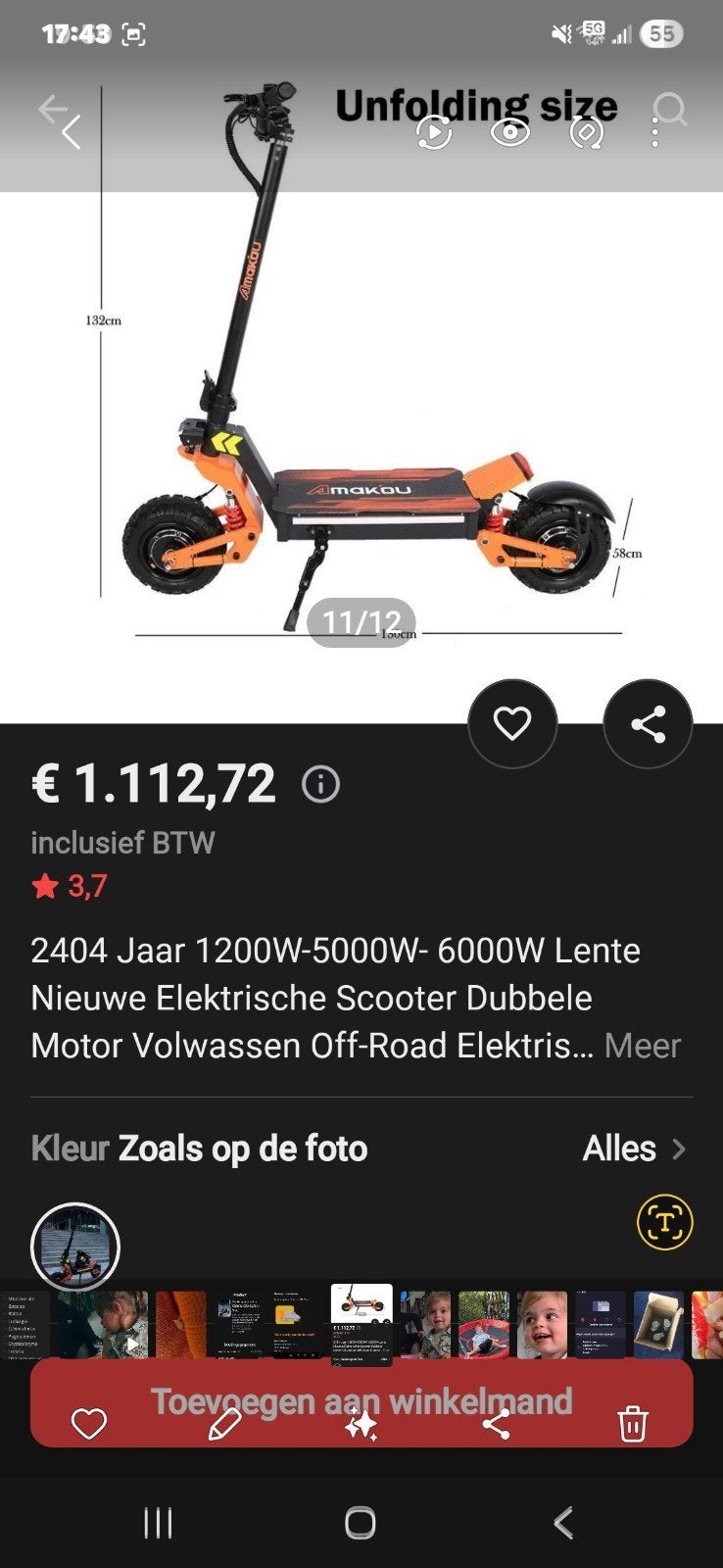 Step te koop, Ophalen