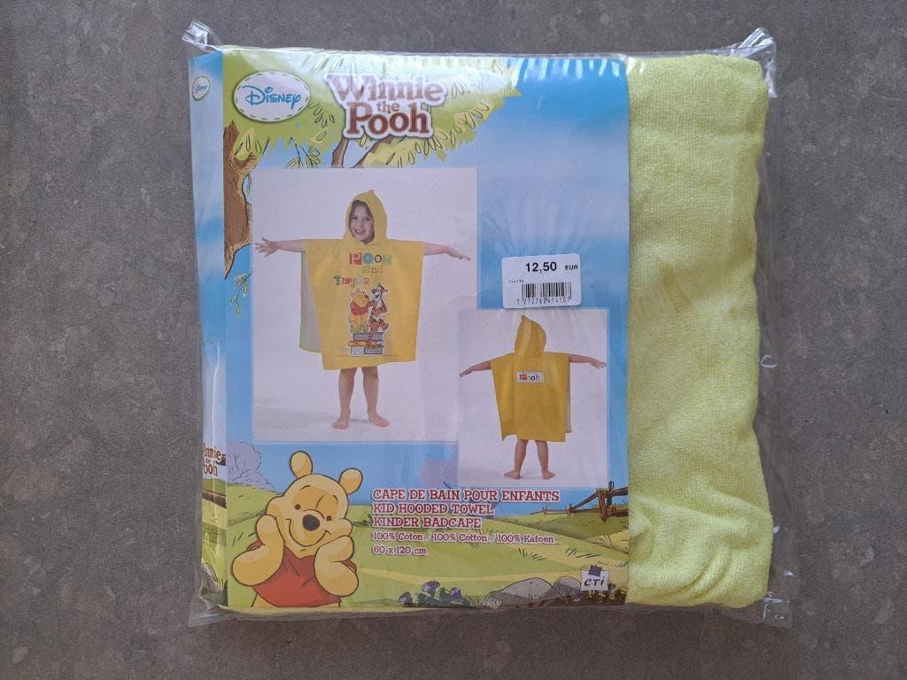 poncho / badcape Winnie The Pooh, Kinderen en Baby's, Kinderkleding | Kinder-zwemkleding, Ophalen, Jongen of Meisje, One size