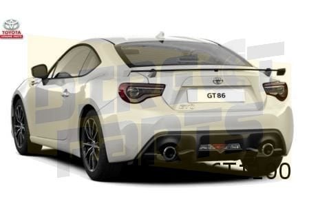 Toyota GT86 Coupe achterklep (te spuiten) (7/12-6/20) Origin, Neuf, Arrière, -, Haillon arrière