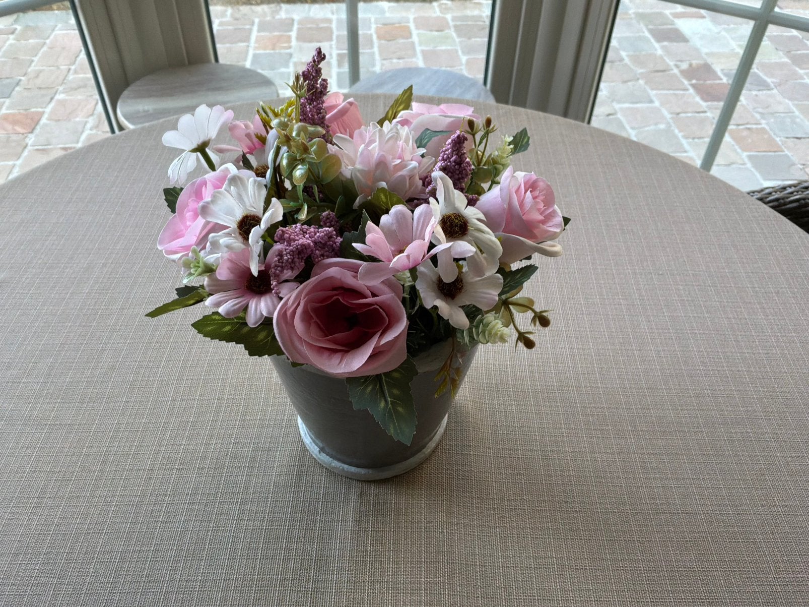 BLOEMSTUK 25 CM, Ophalen, Nieuw, Bloemstuk