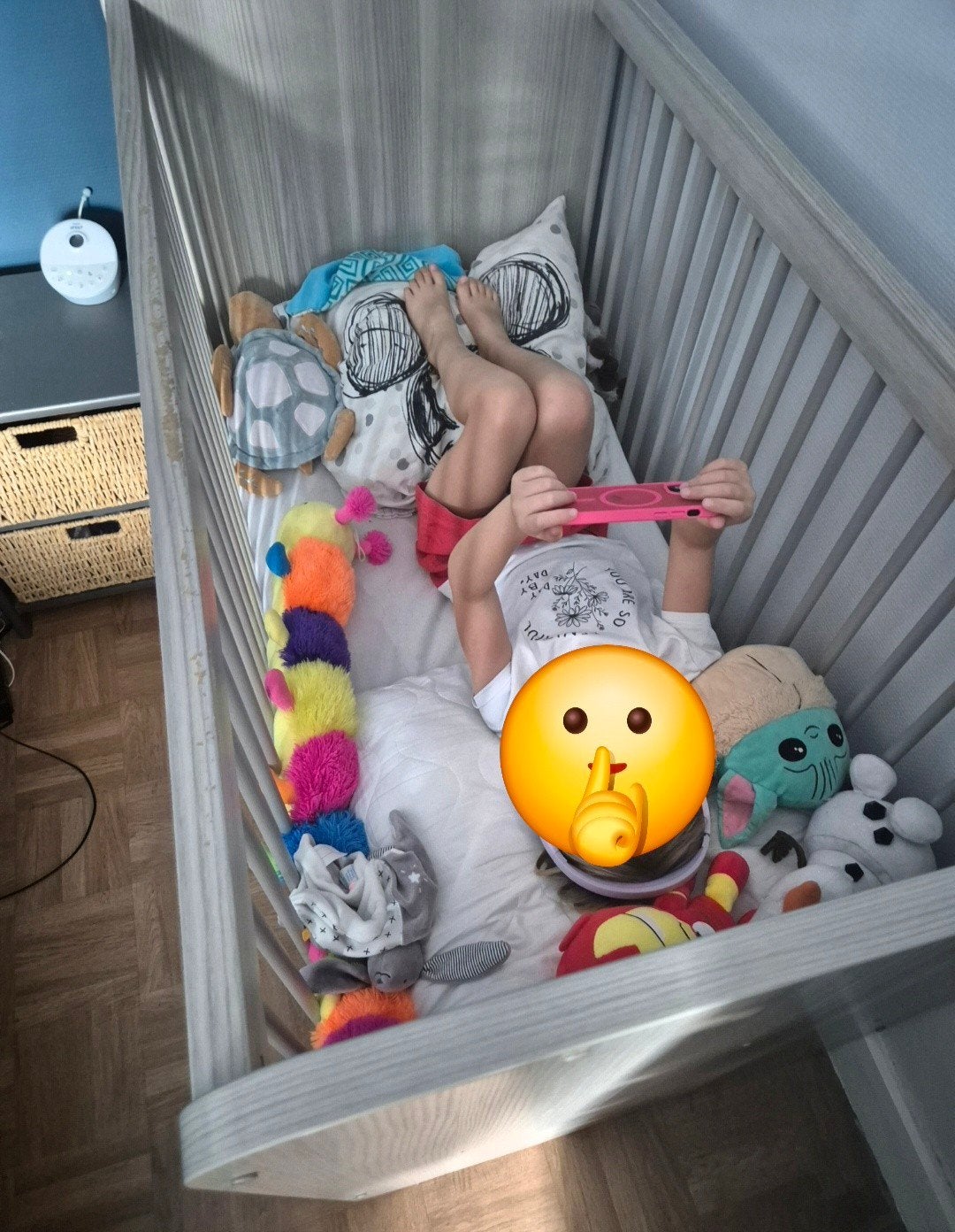 Lit cage transformable en lit 1personne, Kinderen en Baby's, Kinderkamer | Bedden, Gebruikt, Matras, Ophalen
