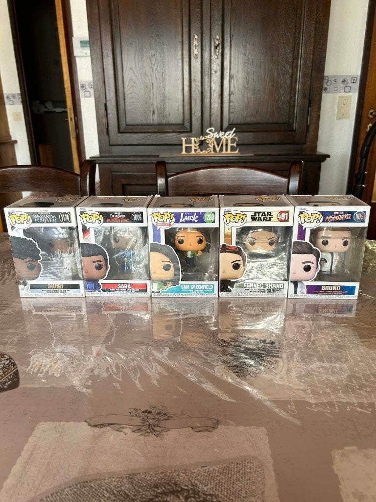 Ensemble de cinq Funko Pop, Ophalen, Gebruikt, Overige typen