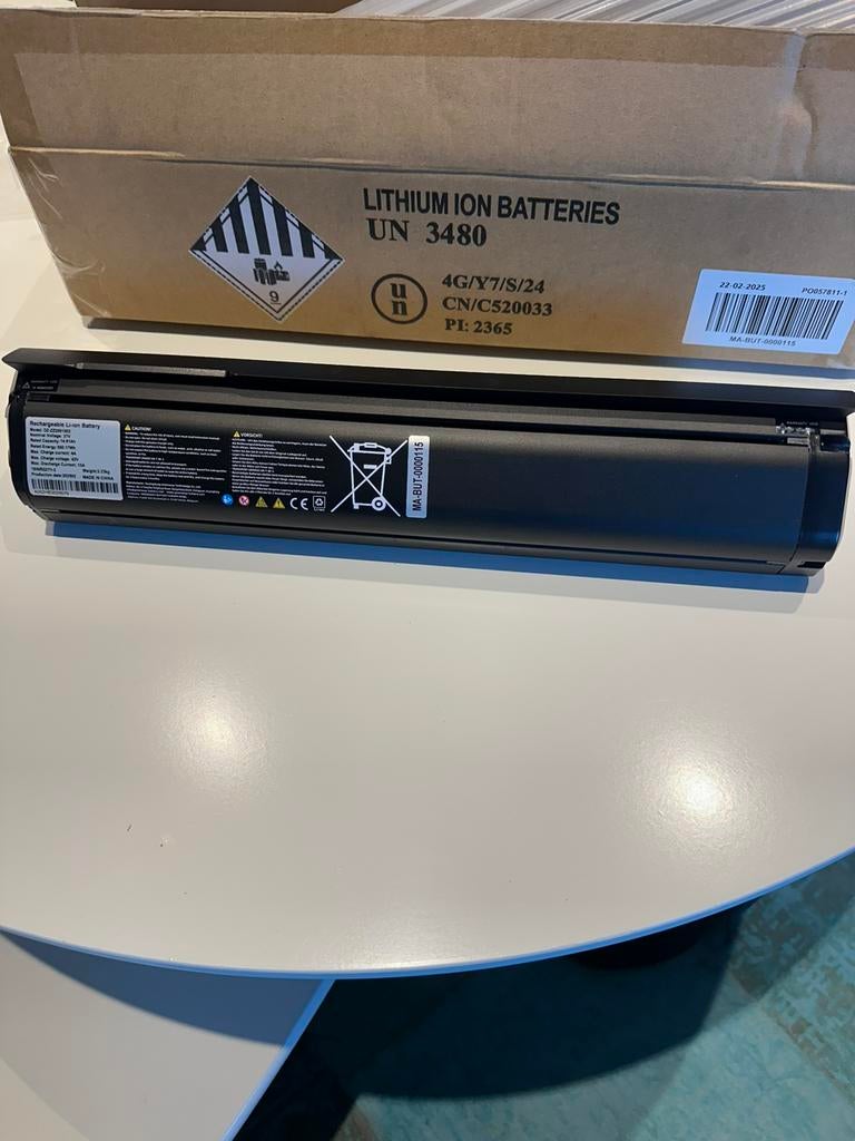 Fietsbatterij 550 WH, Ophalen of Verzenden, Nieuw
