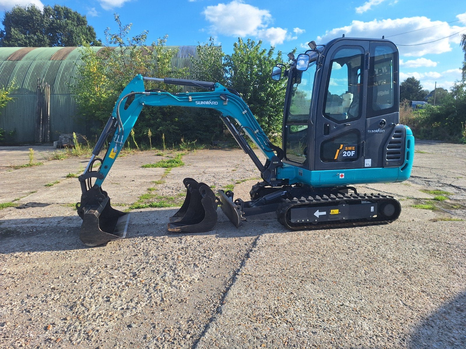 sunward swe2.0f graafmachine, Enlèvement, Excavatrice
