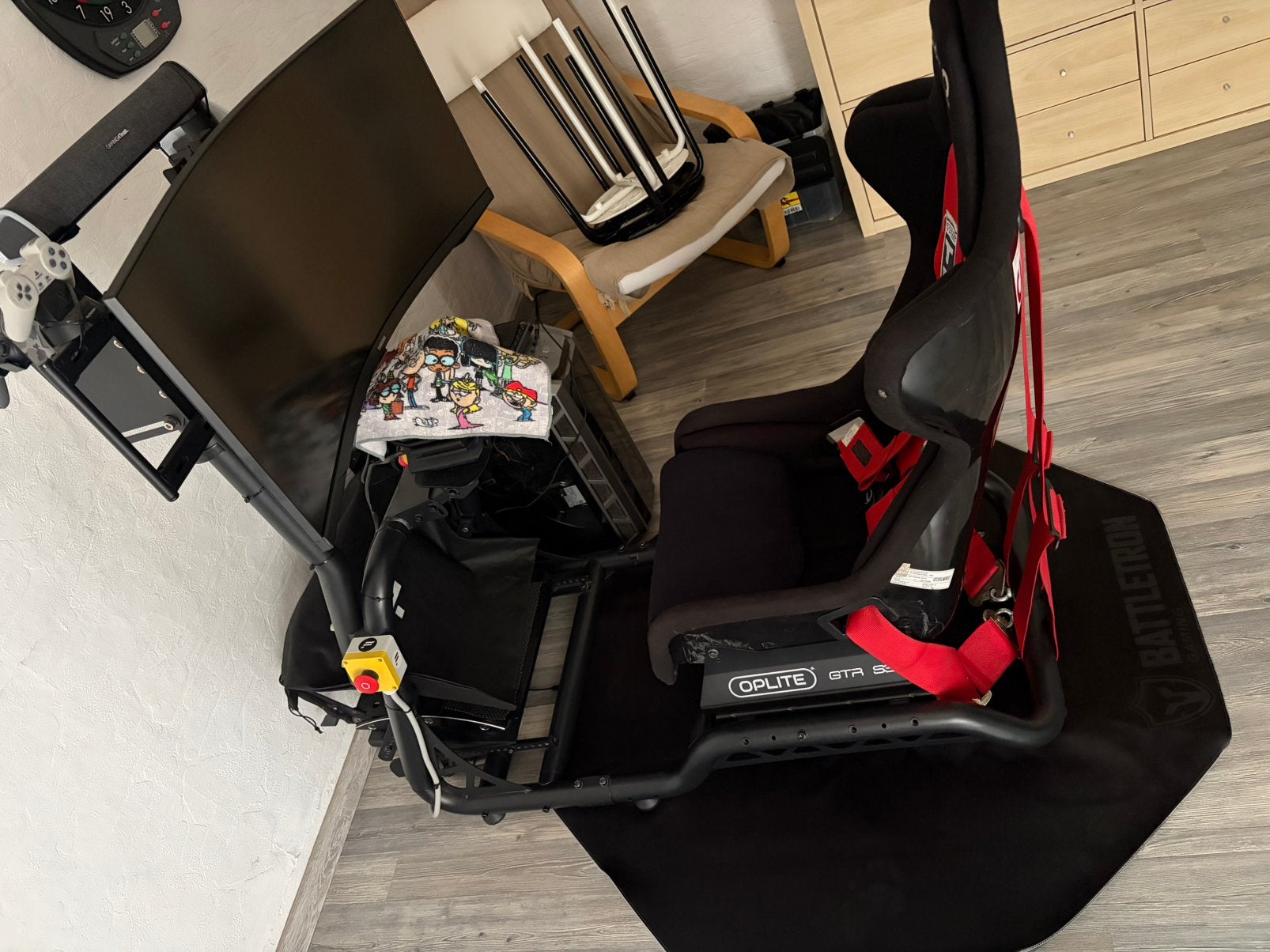 Simulateur de course complet, Fanatec, Enlèvement, Comme neuf, Support