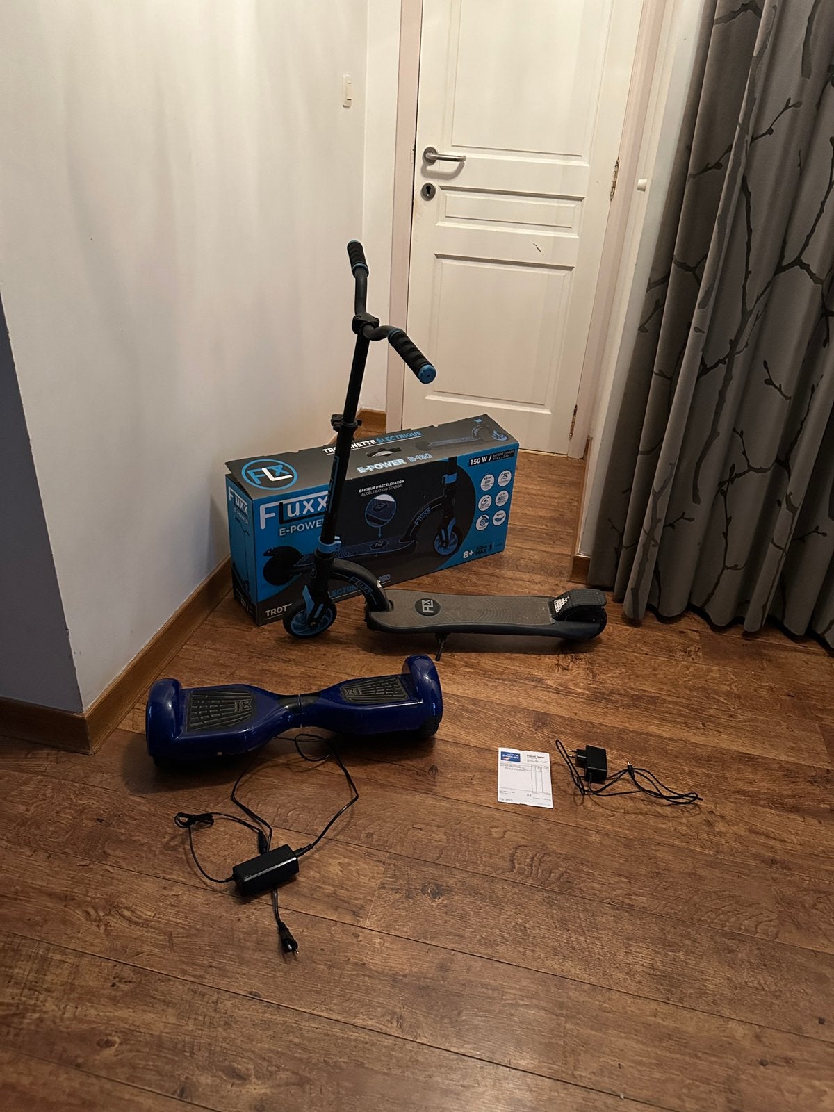 Step en hooverboard met defect niet gratis, Ophalen, Gebruikt
