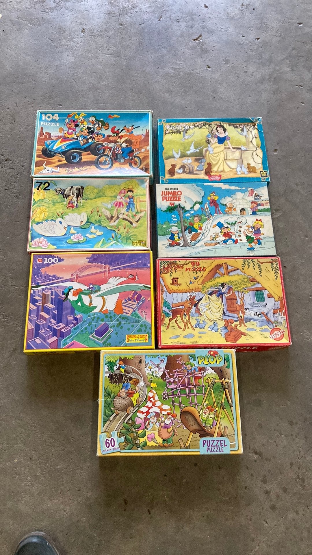 7 puzzels, Ophalen, Zo goed als nieuw