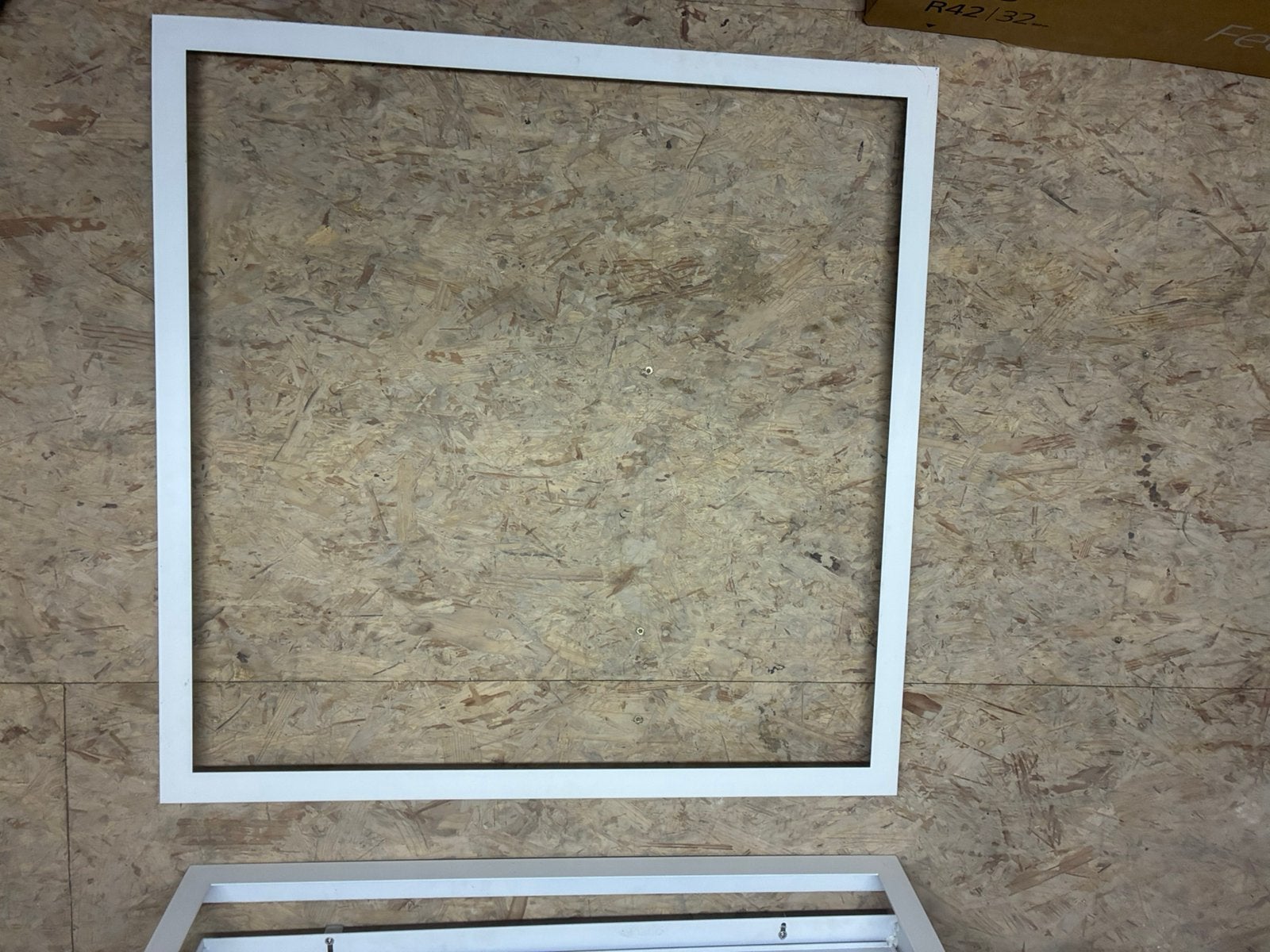 Lot de 6 cadres blancs pour dalles LED 60 x 60 cm, Bricolage & Construction, Enlèvement, Utilisé, Autres marques, Autres types