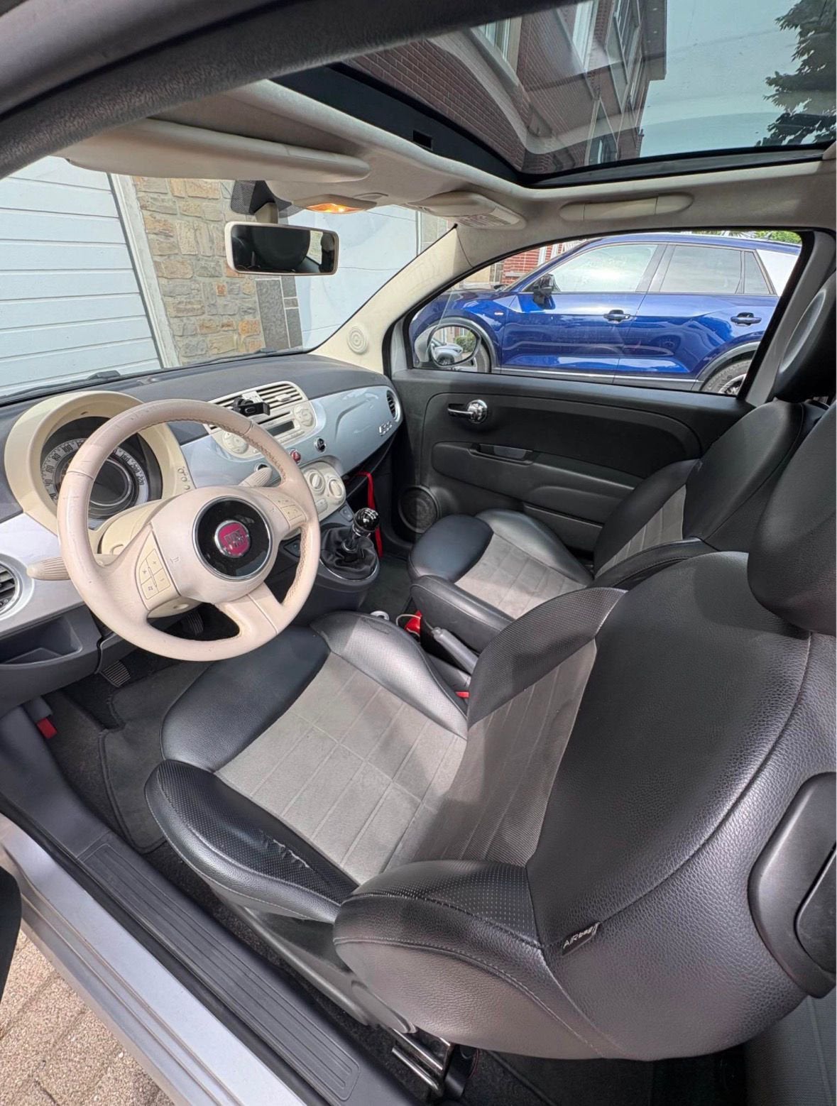 Fiat 500 120dkm zo menemen, Autos, Argent ou Gris, Achat, Boîte manuelle, Particulier