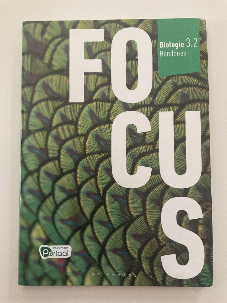 Focus Biologie 3.2 Handboek - Pelckmans, NIEUW!, Ophalen of Verzenden, Nieuw, Biologie