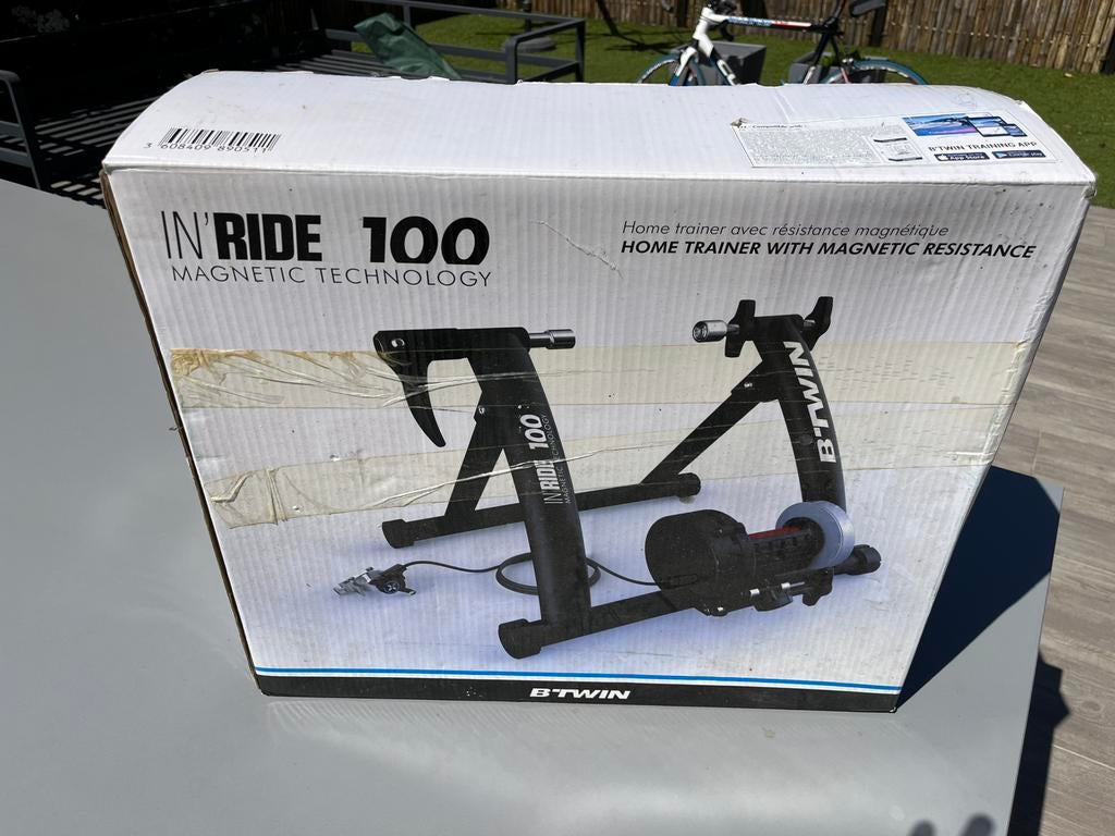 Magnetische fietstrainer Indoor 100, Sport en Fitness, Wielrennen, Ophalen, Zo goed als nieuw