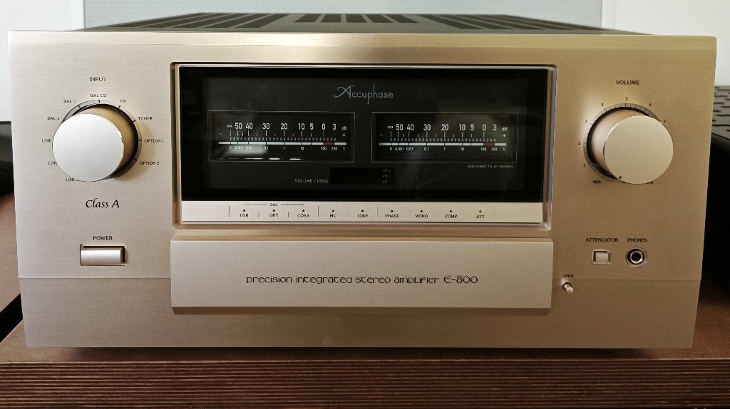 Amplificateur intégré en pure classe A Accuphase E800, Audio, Tv en Foto, Versterkers en Ontvangers, Overige merken, Ophalen of Verzenden