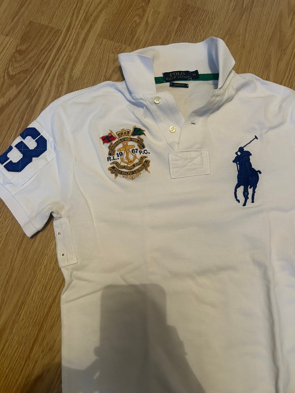 Polo Ralph Lauren, Enlèvement ou Envoi, Comme neuf, Taille 46 (S) ou plus petite, Blanc