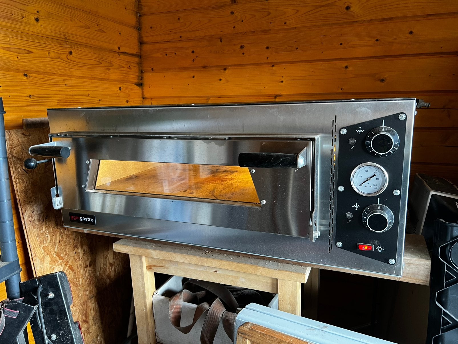 Pizza oven ggm gastro, Electroménager, Fours, Enlèvement, Utilisé, Autoportant, Four à pizza