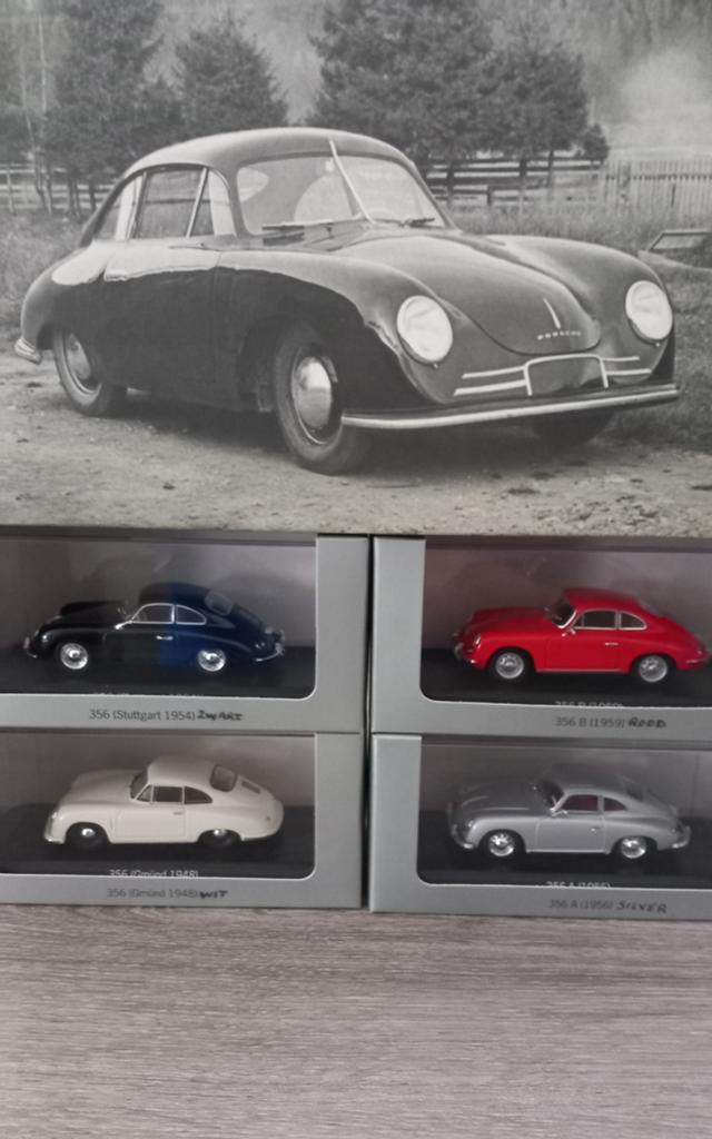 Porsche History Collection 356 Set 1:43 ( WAP020 Set 10 ), Ophalen, Nieuw, Auto, MiniChamps