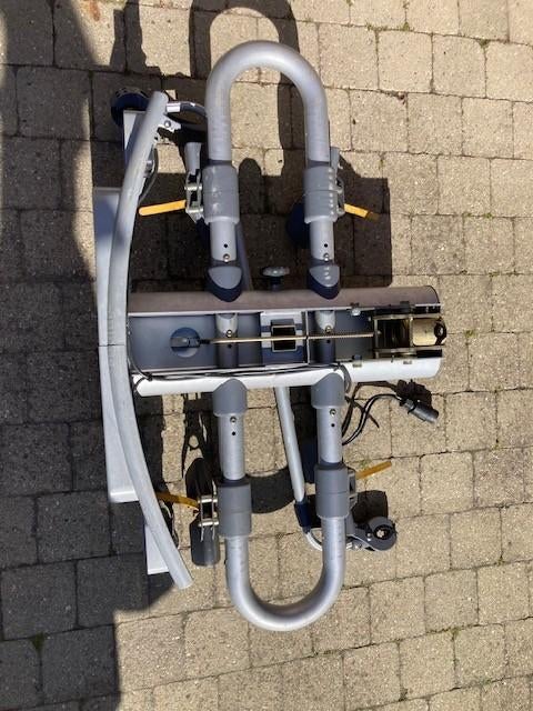 Fietsendragen SPINDER, Ophalen, Gebruikt, Brede banden, 2 fietsen