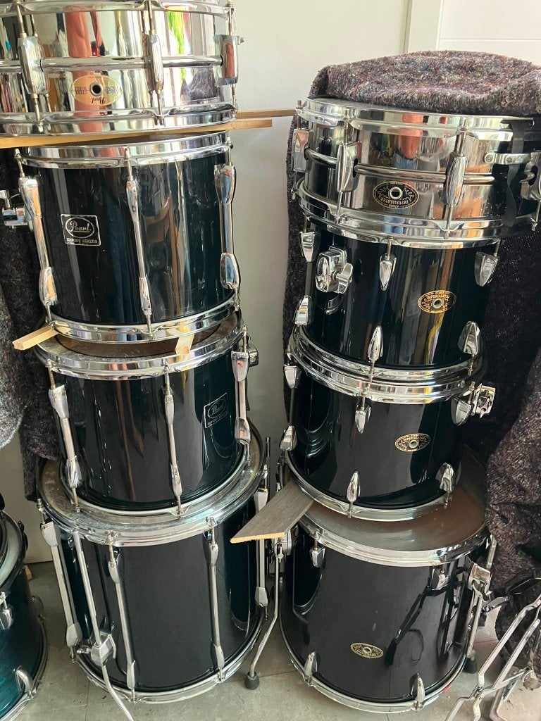 Tama Imperialstar + Pearl Export met alle hardware, Muziek en Instrumenten, Ophalen, Gebruikt, Pearl