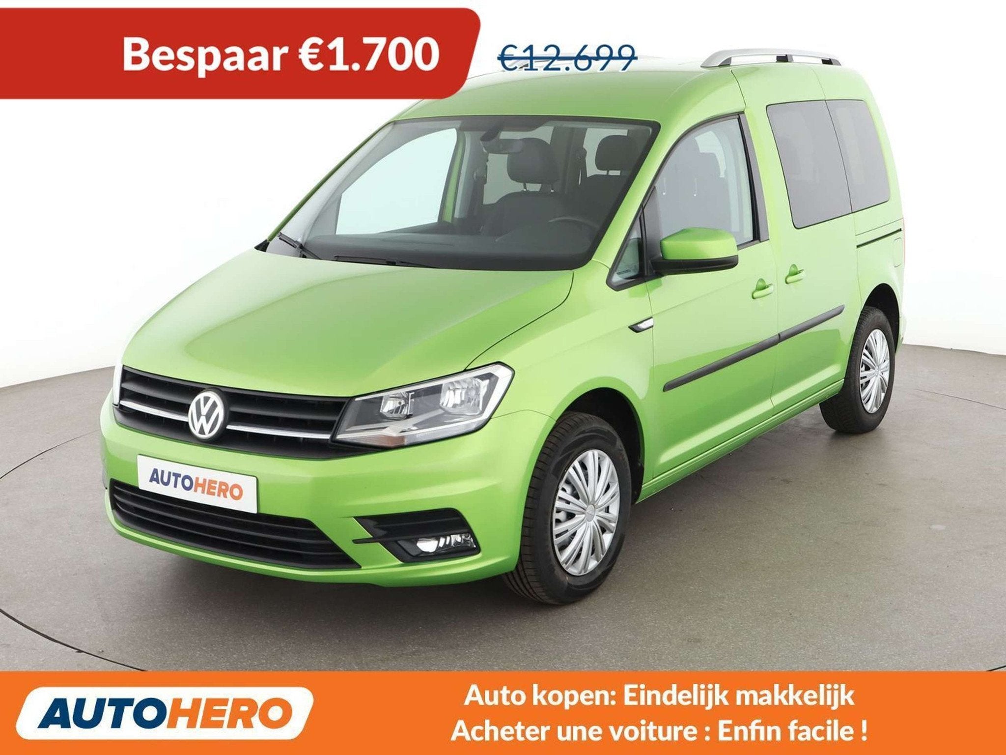 Volkswagen Caddy 1.0 TSI Trendline BlueMotion Tech, Autos, Cuir, Achat, Boîte manuelle, 5 portes