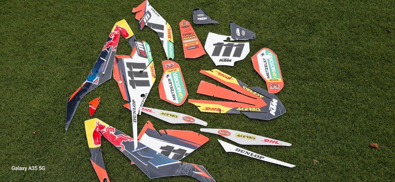 volledig stickerset van KTM voor crossmotor, Motos, Particulier, Moto de cross