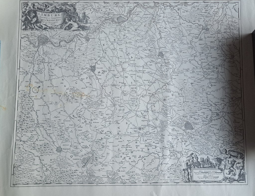 Carte ,Liege ,Limbourg VXII, Enlèvement ou Envoi