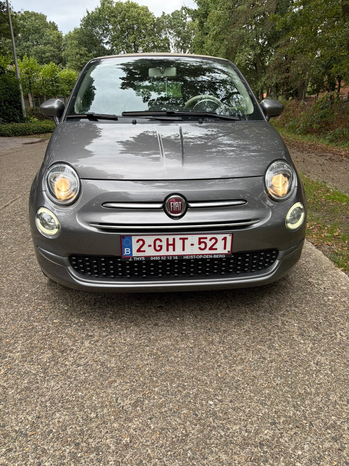 Fiat 500 cabrio 1.0 hybrid., Autos, Argent ou Gris, Achat, Aide au démarrage en côte, Cabriolet