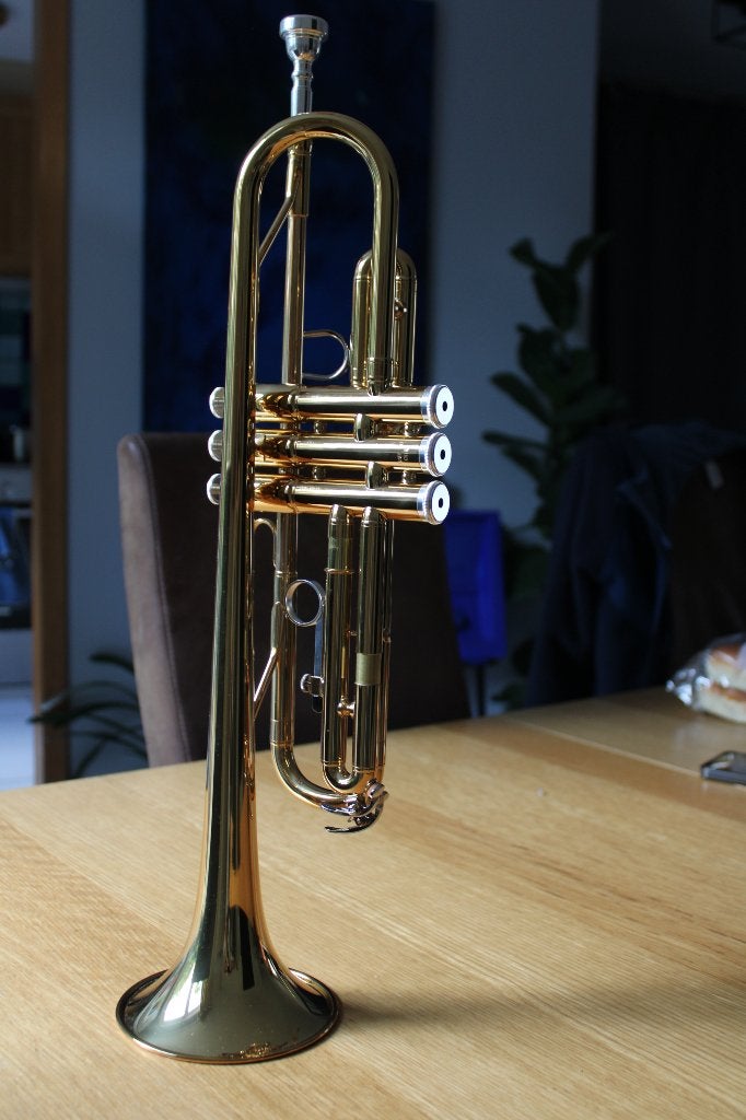 Yamaha-trompet, Ophalen of Verzenden, Nieuw, Trompet in si bemol, Met koffer