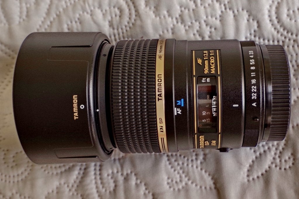 Pentax/Tamron SP DI AF 90 mm 2.8 Macro 1:1, Ophalen, Pentax, Zonnekap