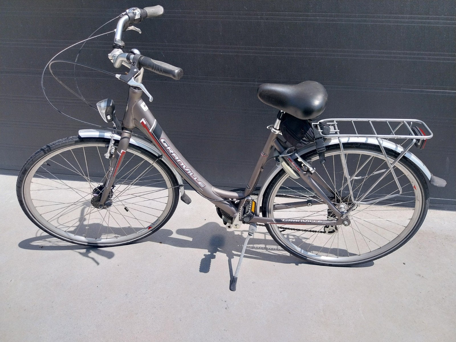 Damesfiets Granville, Ophalen, Versnellingen