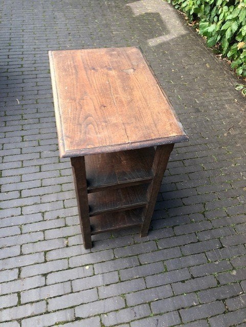 houten rekje, Ophalen