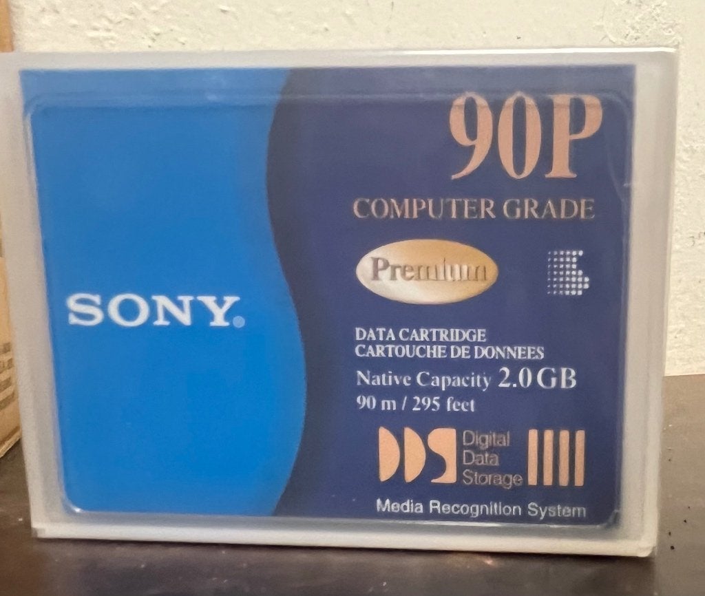 Doos met 5 DDS Data Cartridges DG90p, Computers en Software, Verzenden, Nieuw, Overige typen, Sony