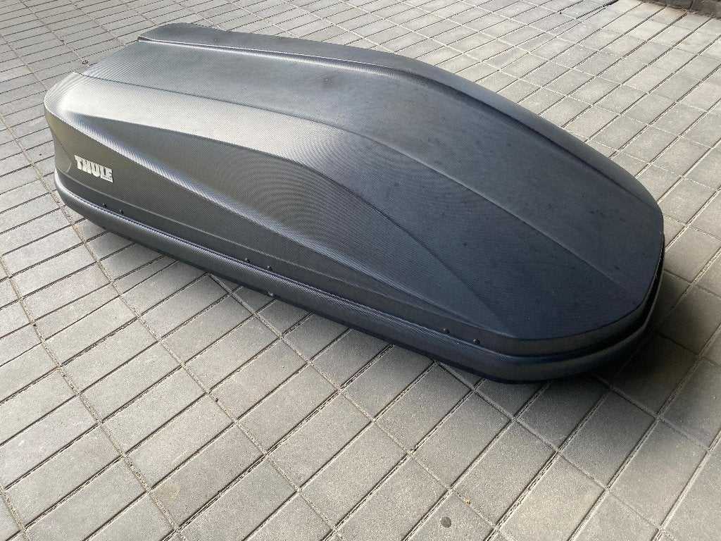 Thule Touring M 200 Dakkoffer – anthraciet, Autos : Divers, Coffres de toit, Enlèvement, Utilisé