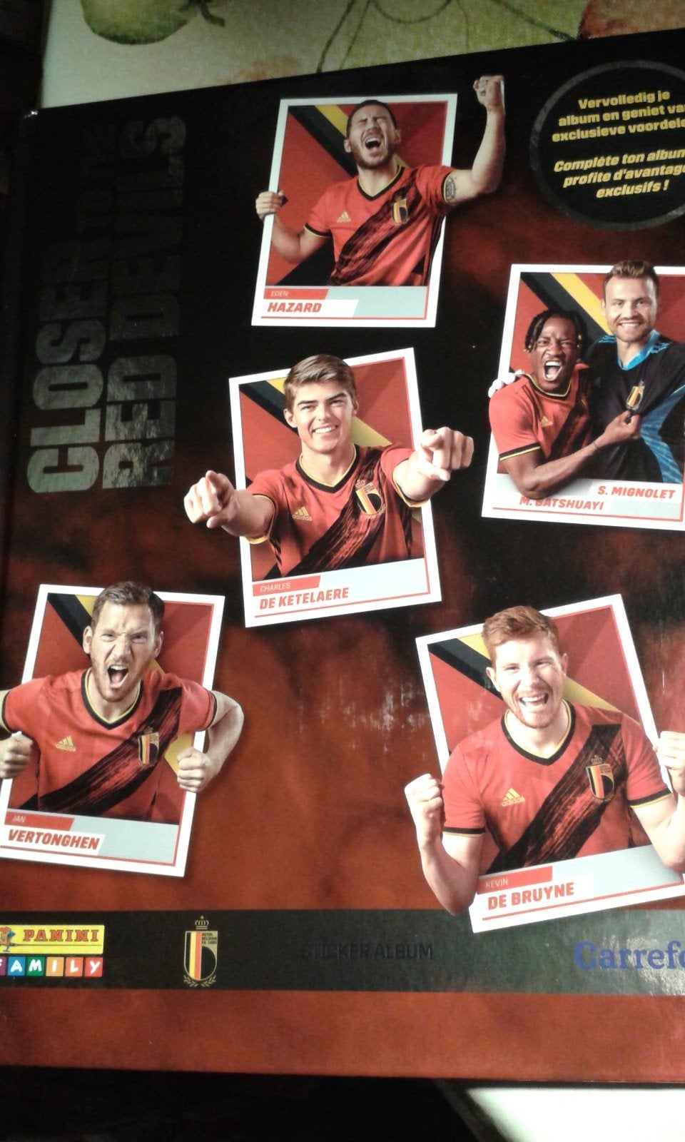Album gratis bij aankoop 50 zakjes Panini Red Devils, Ophalen of Verzenden, Nieuw