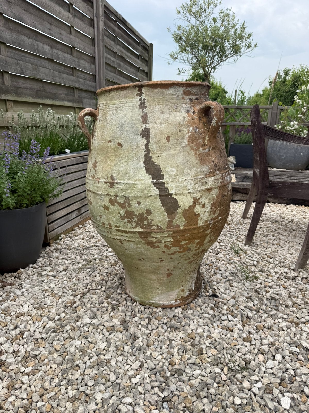 Griekse terracotta olijfpot 350€, Enlèvement, Utilisé