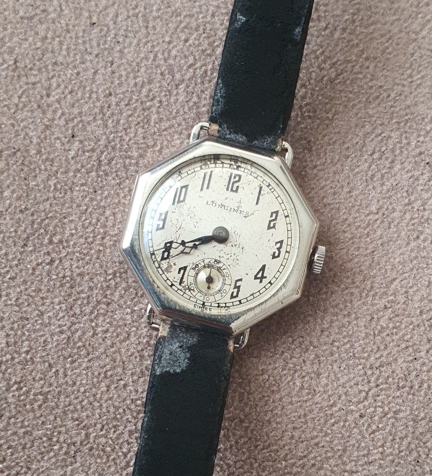 Longines Vintage, Bijoux, Sacs & Beauté, Enlèvement ou Envoi, Or, Longines